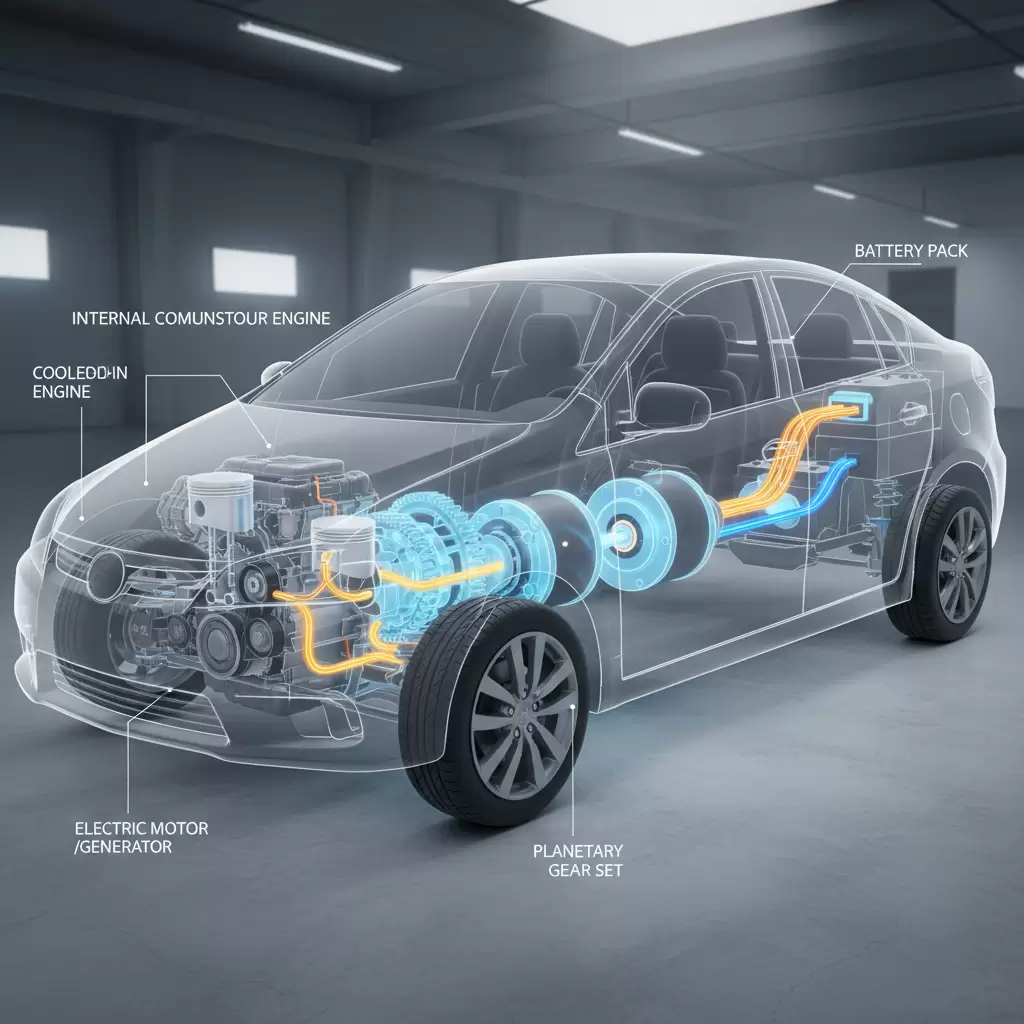 Cơ chế phối hợp thông minh giữa động cơ đốt trong và hệ thống điện giúp xe vận hành tối ưu