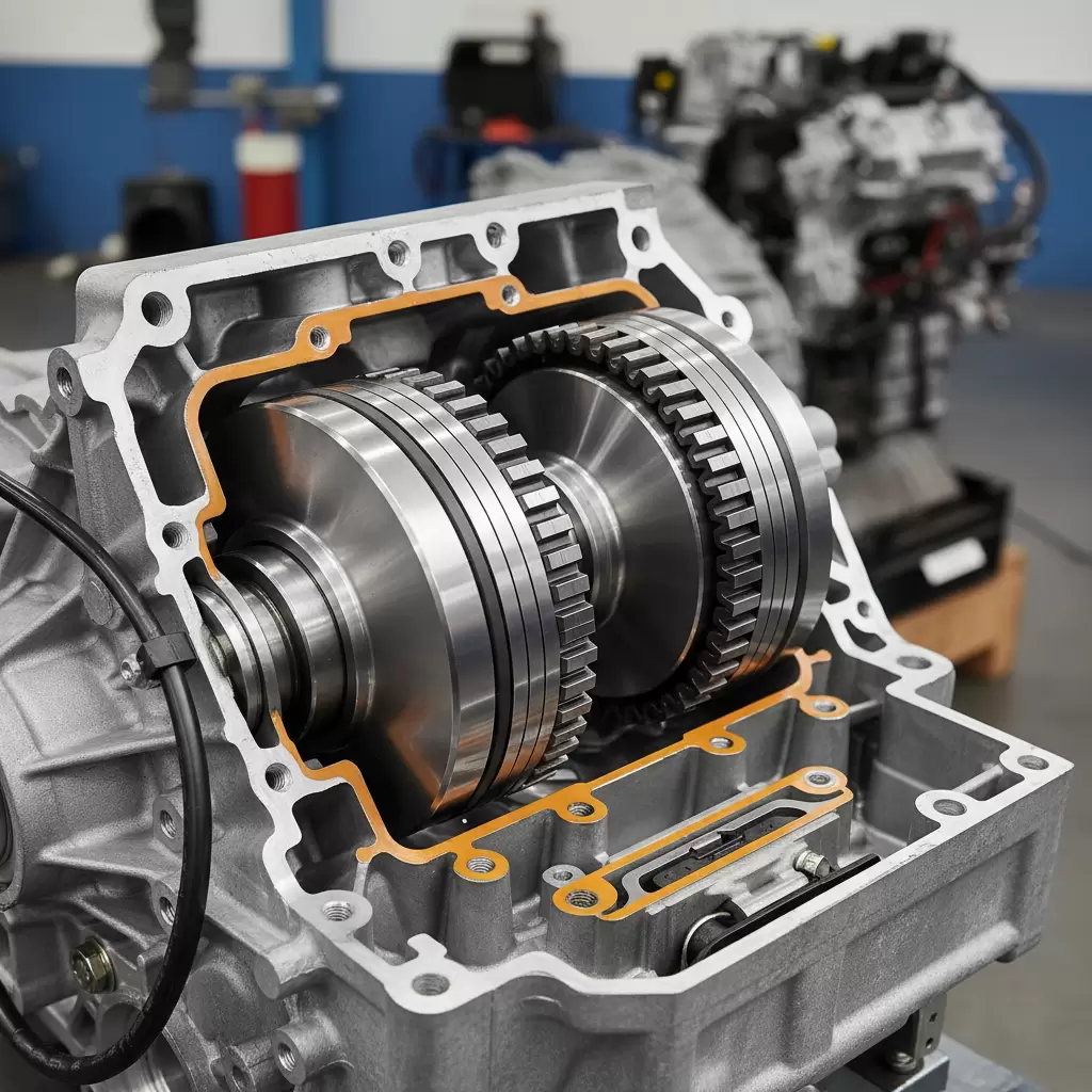 Cấu tạo chi tiết hệ thống puly và dây đai thép bên trong hộp số vô cấp CVT