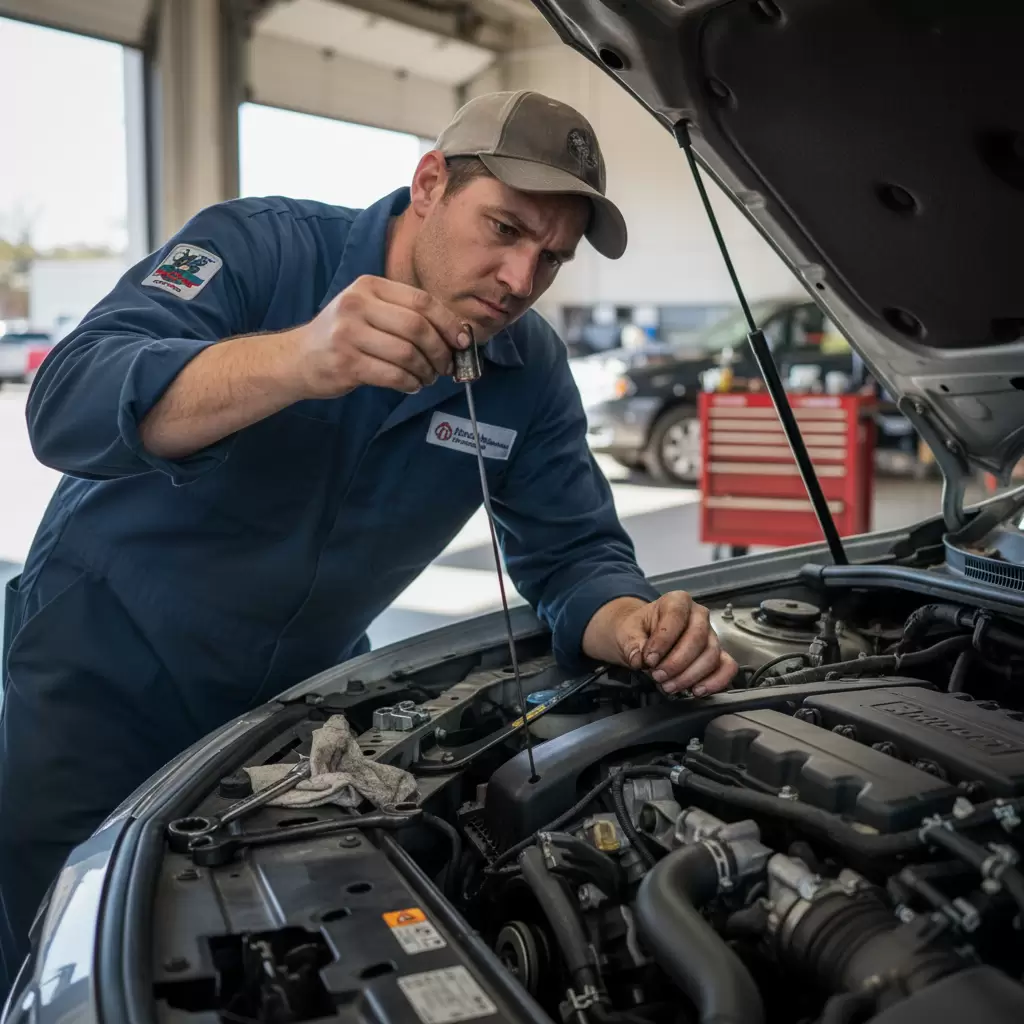 gemini_image_1768646564 Kiểm tra tình trạng dầu máy định kỳ để đảm bảo động cơ hoạt động tốt