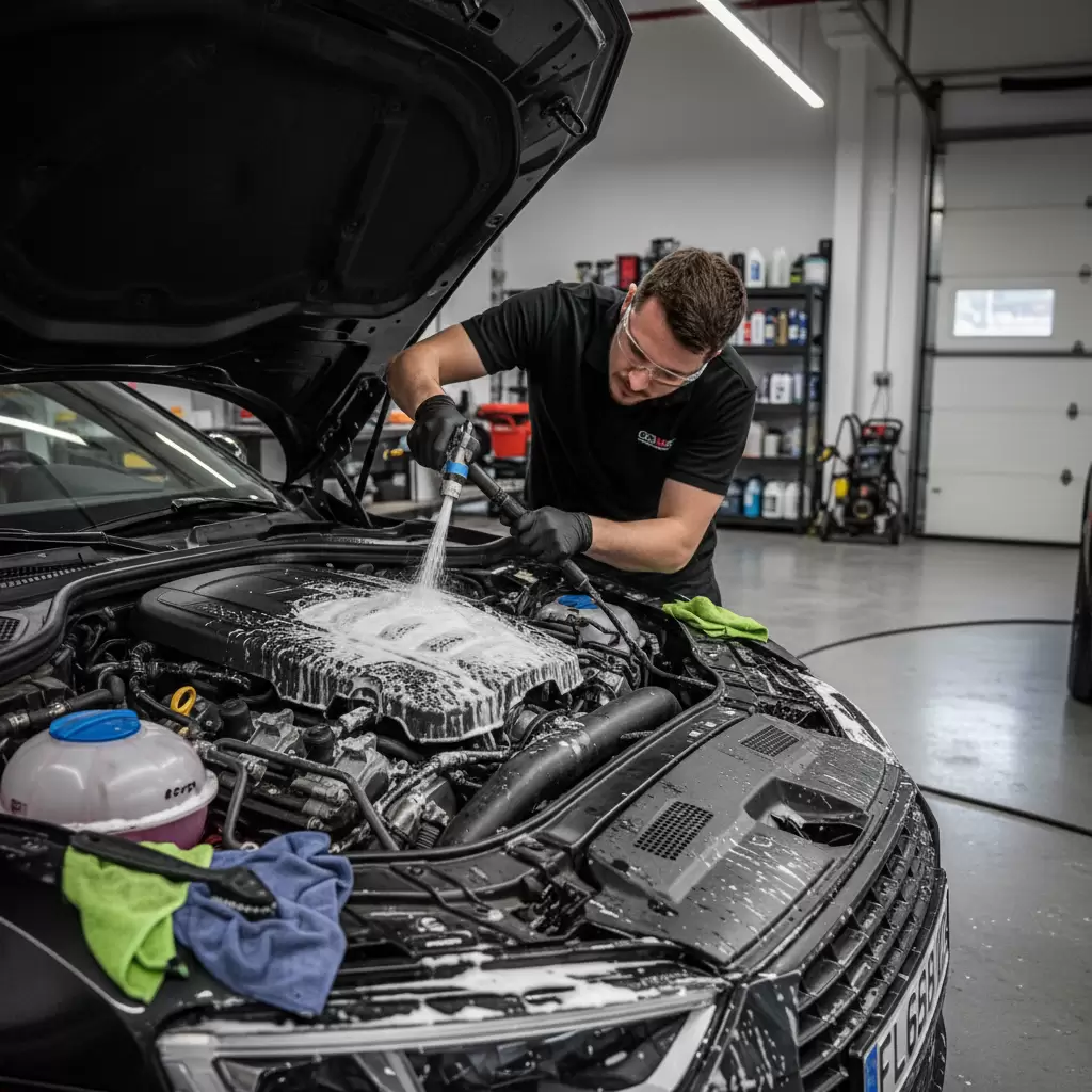 Vệ sinh khoang máy giúp động cơ luôn hoạt động ổn định và bền bỉ