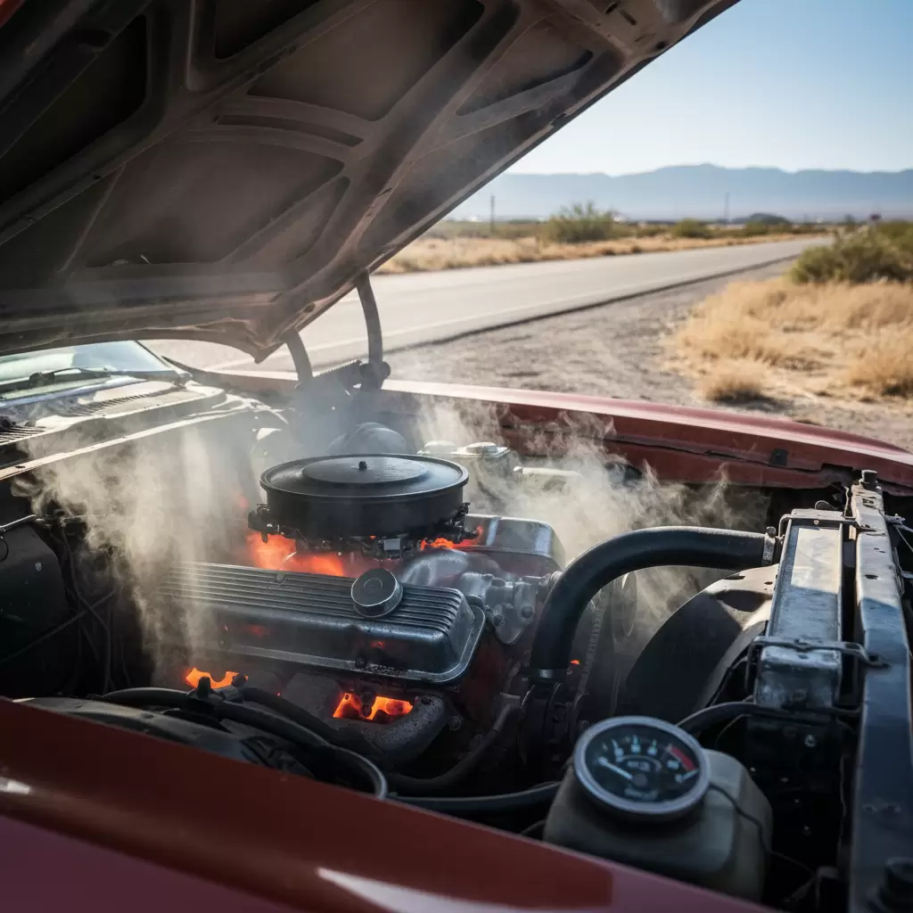 Nhiệt độ môi trường tăng cao là thách thức lớn đối với hệ thống làm mát và hiệu suất của động cơ ô tô