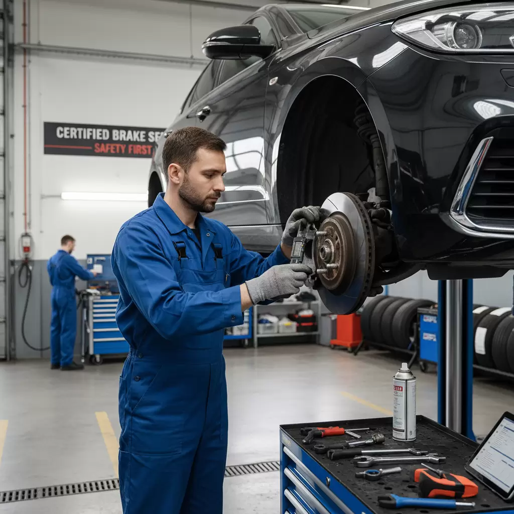 gemini_image_1768653478 Kiểm tra hệ thống phanh định kỳ là bước quan trọng để đảm bảo an toàn tuyệt đối khi vận hành xe