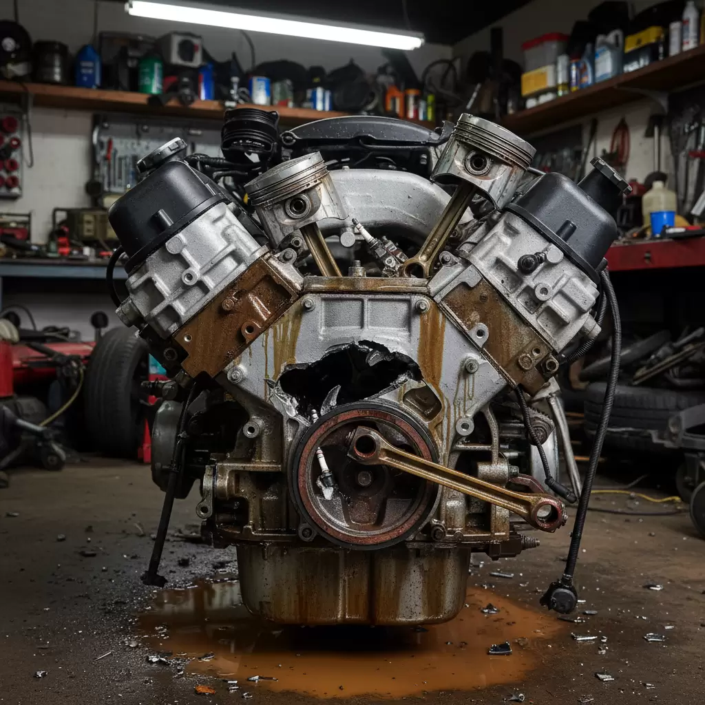 Hậu quả nghiêm trọng của hiện tượng thủy kích khi cố tình khởi động lại máy trong vùng ngập