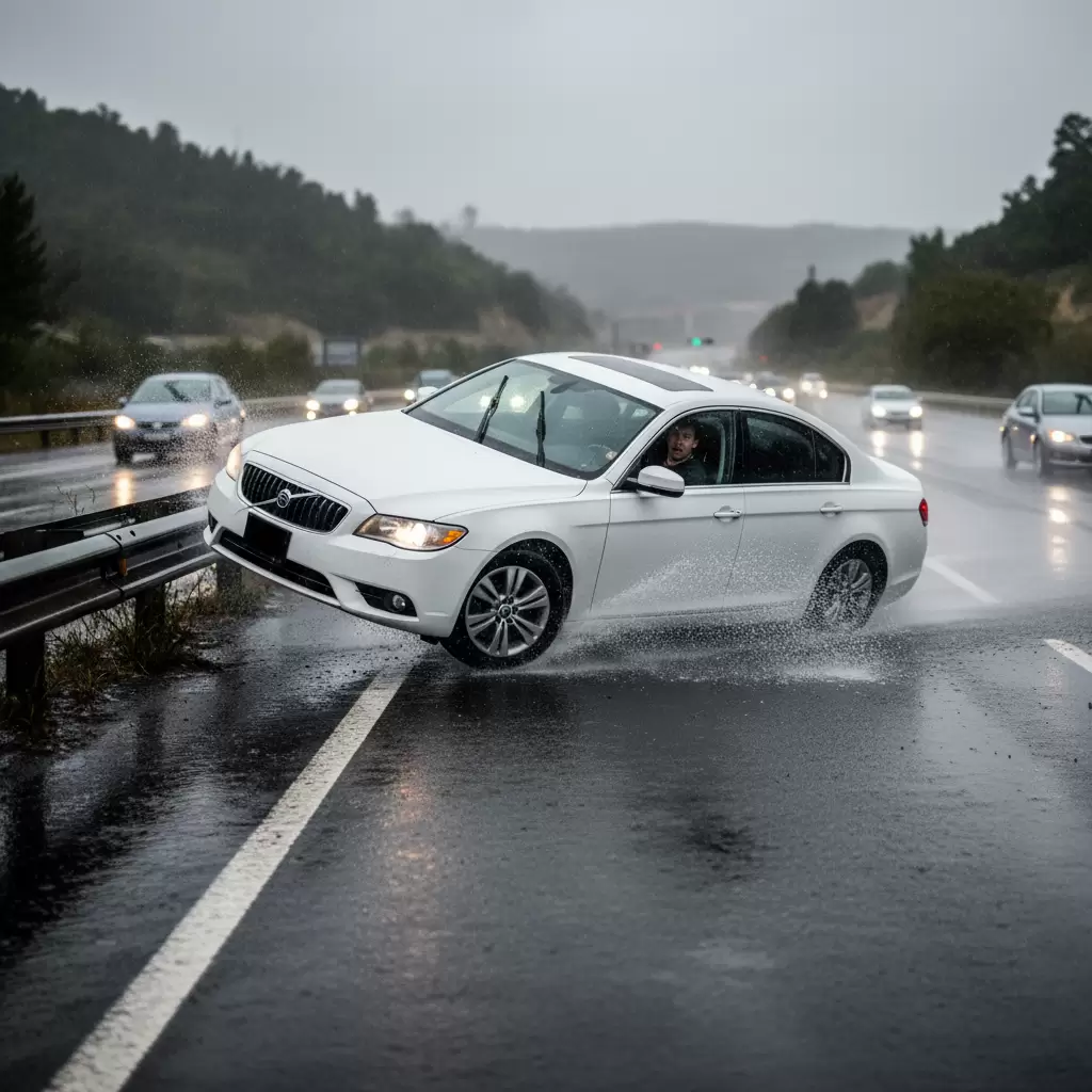 Tình trạng xe trượt bánh tiềm ẩn nhiều nguy hiểm nếu không được xử lý kịp thời
