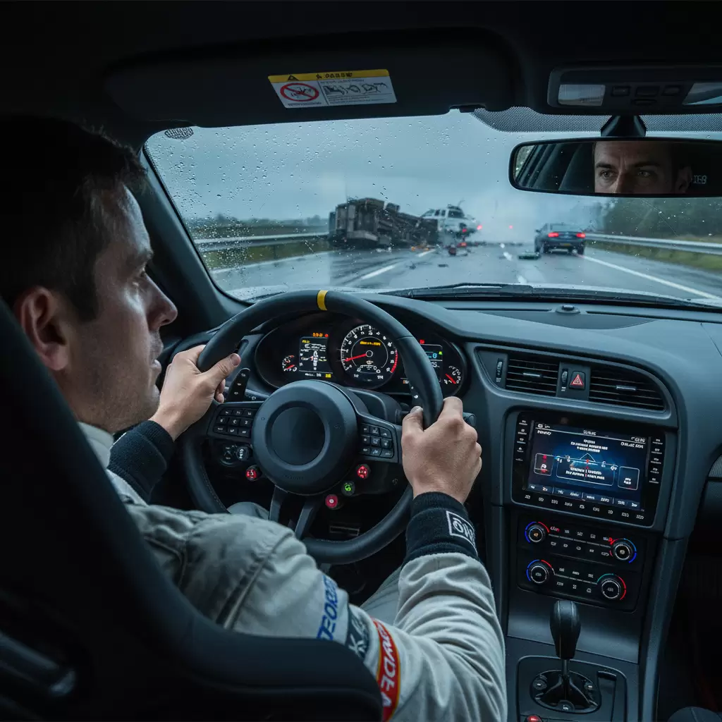 Kỹ thuật điều khiển vô lăng chính xác giúp lấy lại quyền kiểm soát xe trong 30 giây