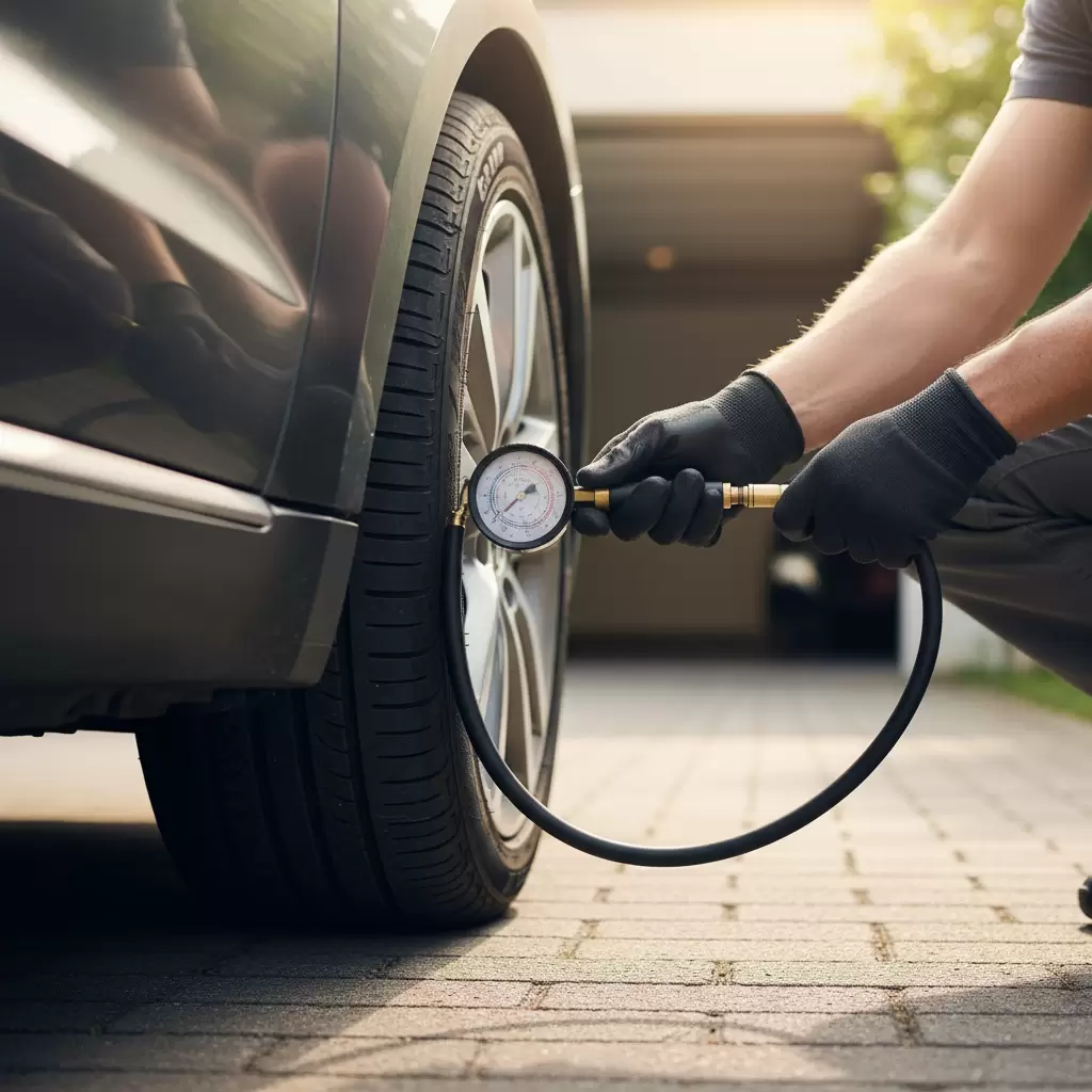 gemini_image_1768659456 Kiểm tra áp suất lốp đúng tiêu chuẩn giúp xe vận hành êm ái và tiết kiệm nhiên liệu