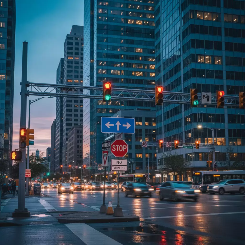 Tuân thủ hệ thống biển báo và đèn tín hiệu là quy tắc tiên quyết để đảm bảo an toàn