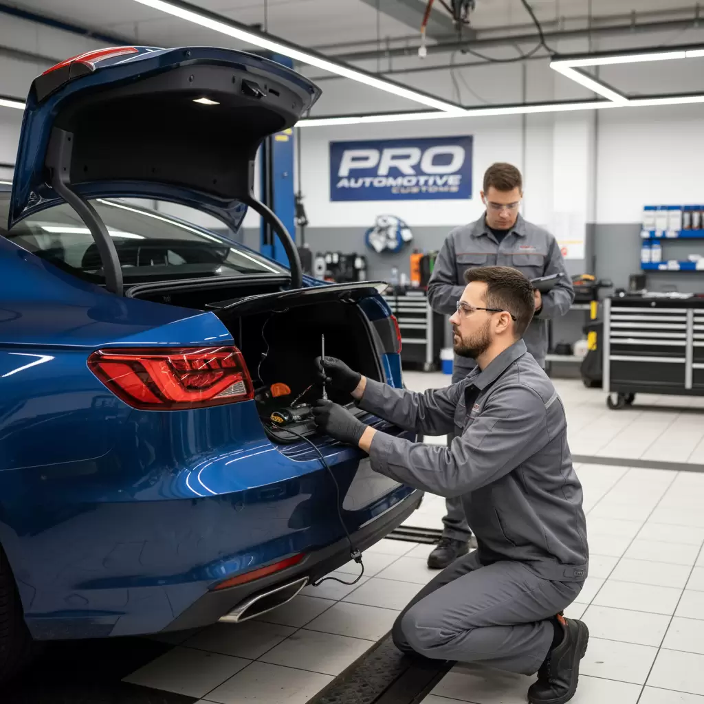 gemini_image_1768671558-1 Lựa chọn đơn vị lắp đặt uy tín để đảm bảo an toàn cho hệ thống điện của xe