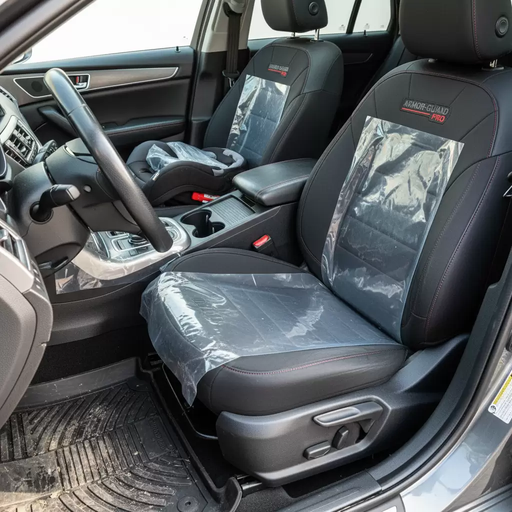 gemini_image_1768672121 Sử dụng thảm lót sàn và bọc ghế giúp bảo vệ nội thất xe luôn bền đẹp