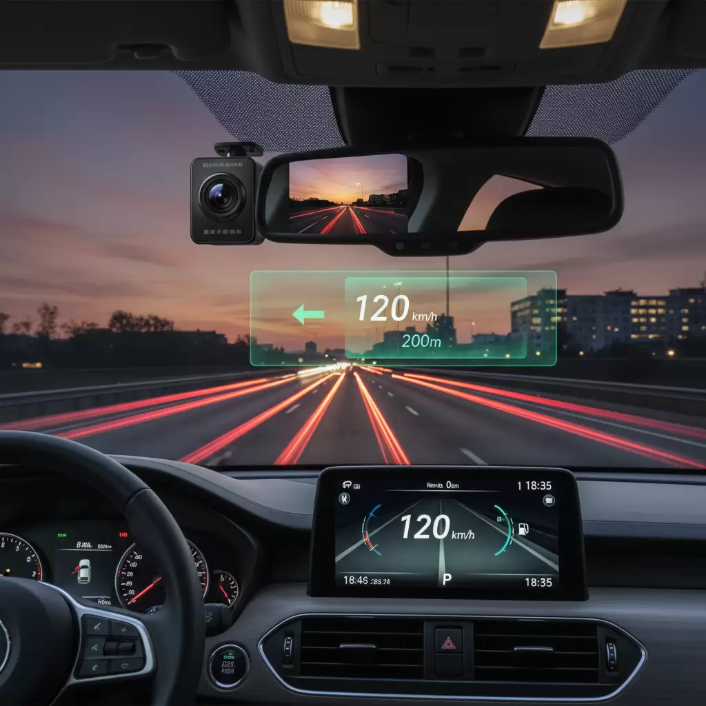 gemini_image_1768672122 Camera hành trình và màn hình HUD là những phụ kiện an toàn hàng đầu