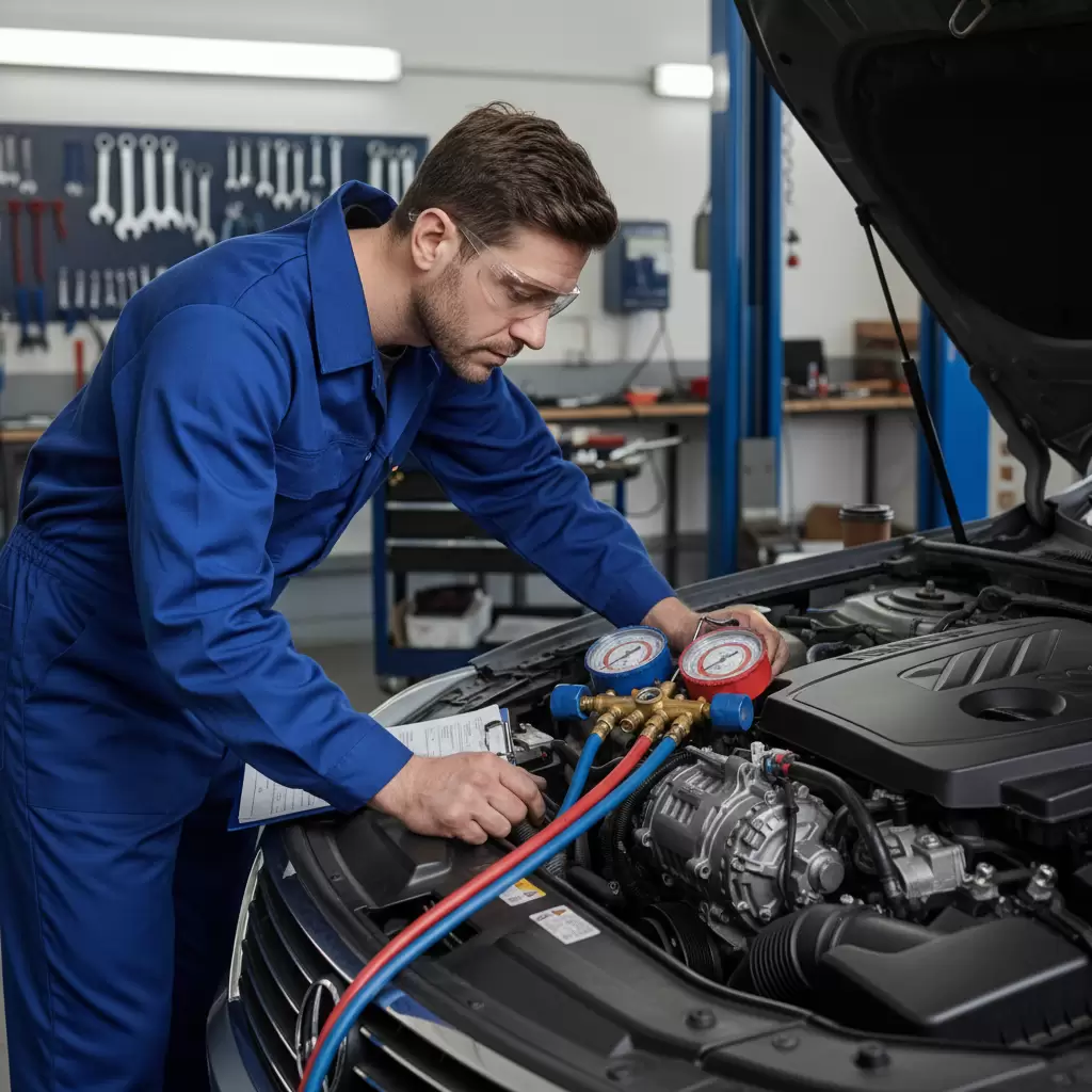 Kiểm tra áp suất gas là bước quan trọng để xác định tình trạng hệ thống làm lạnh