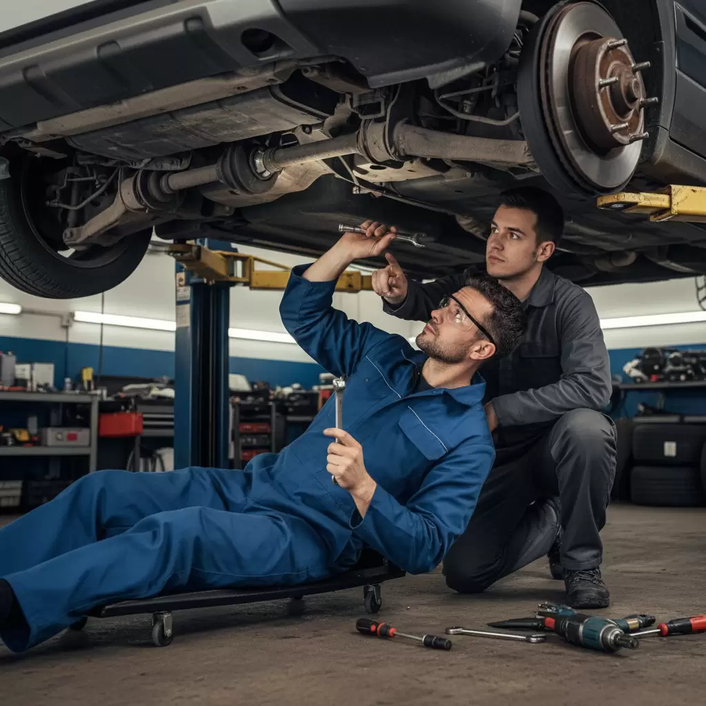 gemini_image_1768673409-1 Rà soát chi tiết hệ thống gầm giúp xác định chính xác nguồn gốc của rung động