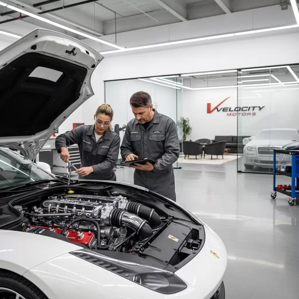 Đội ngũ kỹ thuật viên tay nghề cao là linh hồn của một gara uy tín