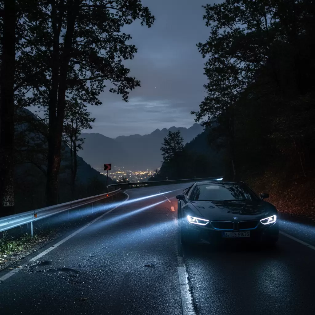 Hệ thống đèn Laser hiện đại giúp cải thiện tầm nhìn và tạo điểm nhấn sang trọng cho ngoại thất